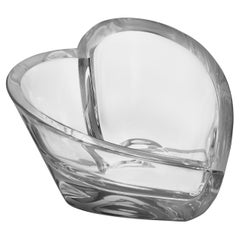 Orrefors Valentino-Schale aus klarem Glas