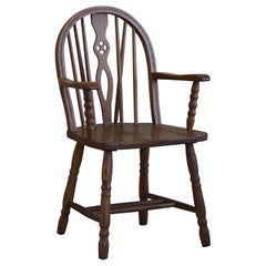 Windsor-Sessel aus Eiche, englisch- edwardianisch, 19. Jahrhundert