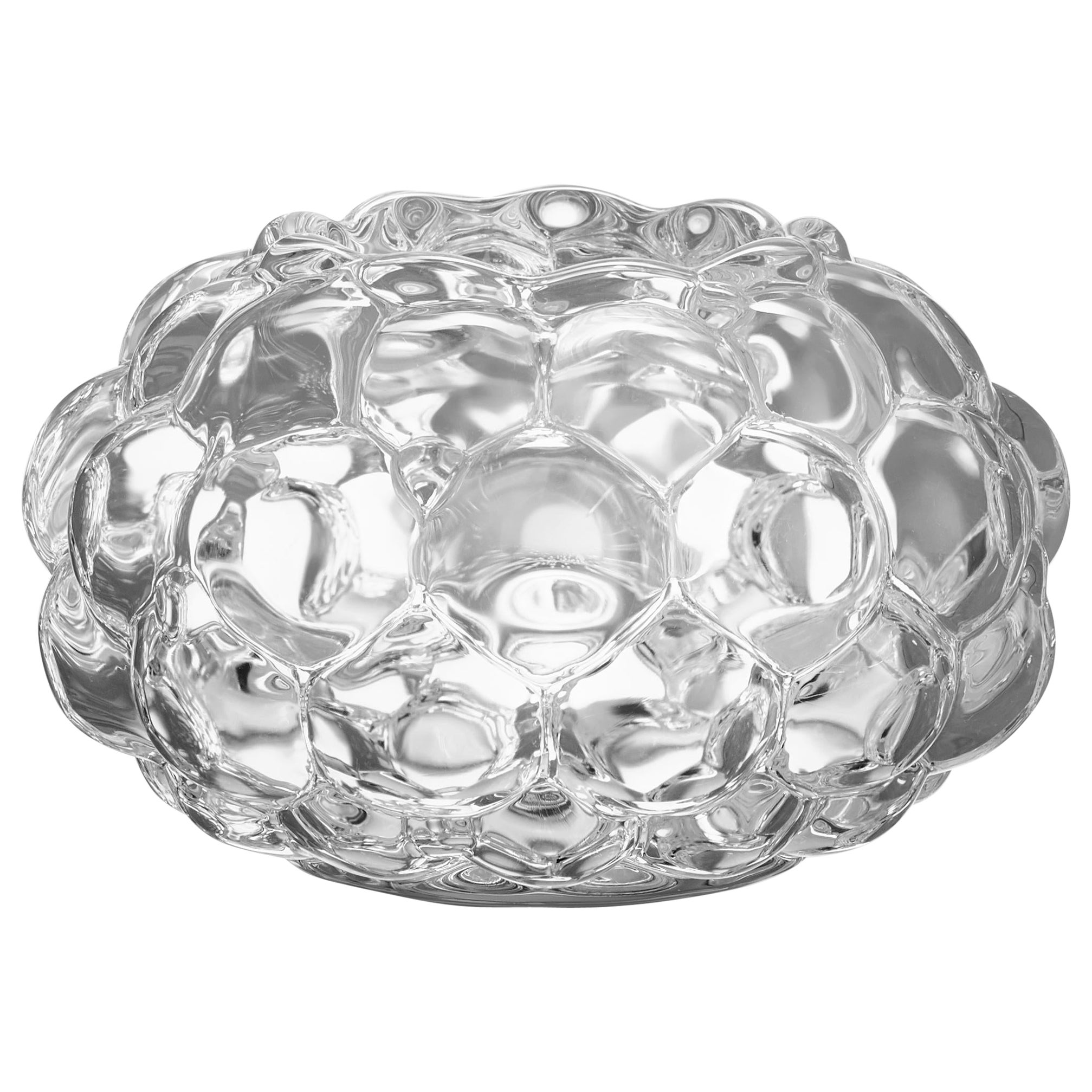 Orrefors Raspberry Small Votive Clear