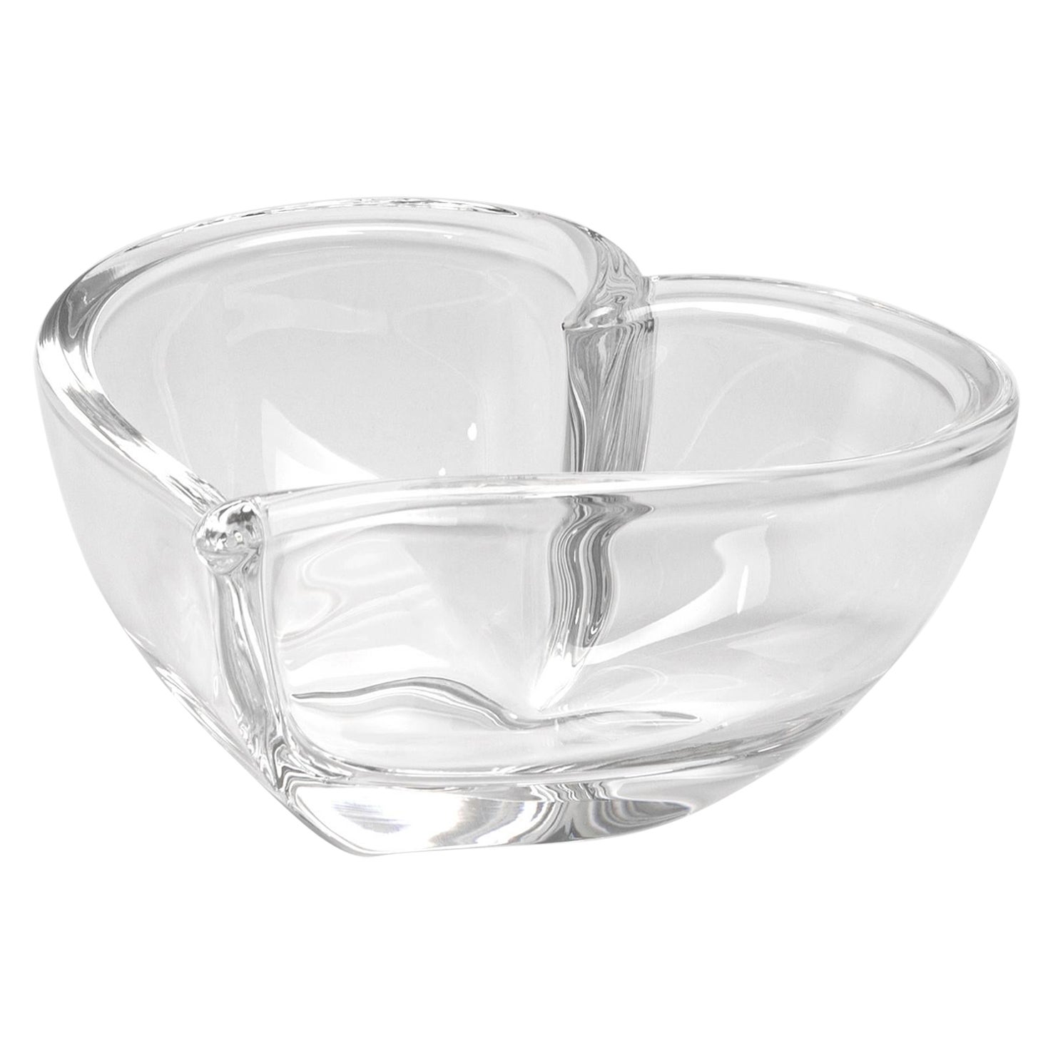 Orrefors Heart Bowl Votive Small