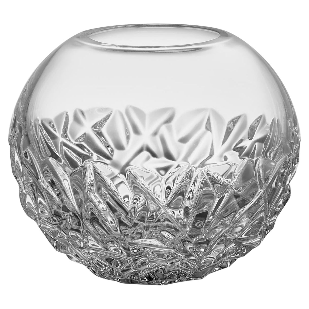 Orrefors Carat Globe Vase Small For Sale