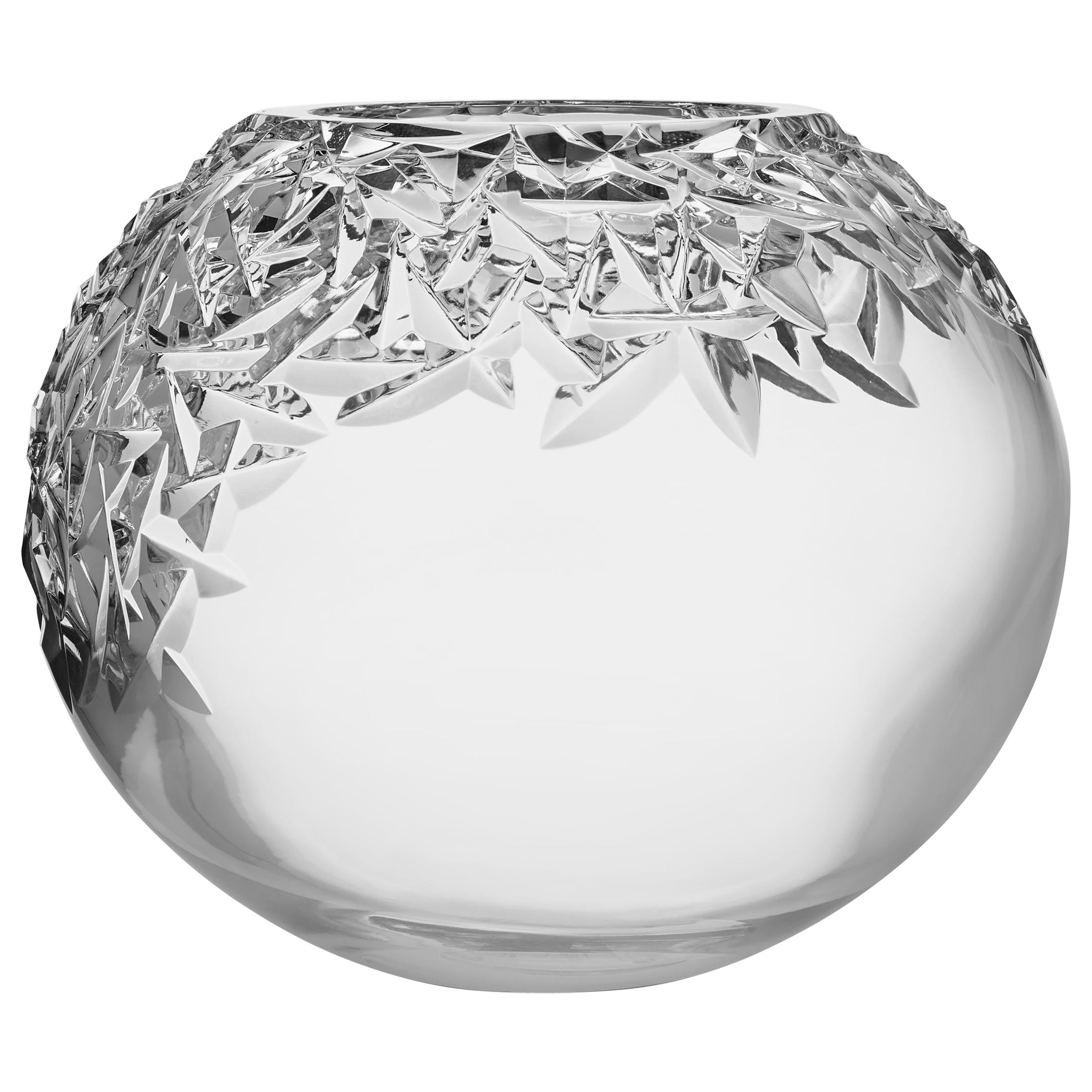 Vase globe Orrefors Carat XL en vente