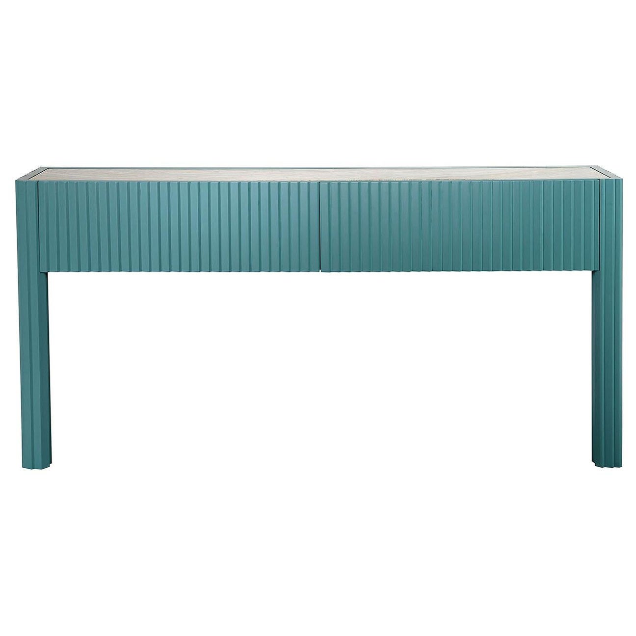 Elemento M.I.66.09 Green Onyx Console Table For Sale