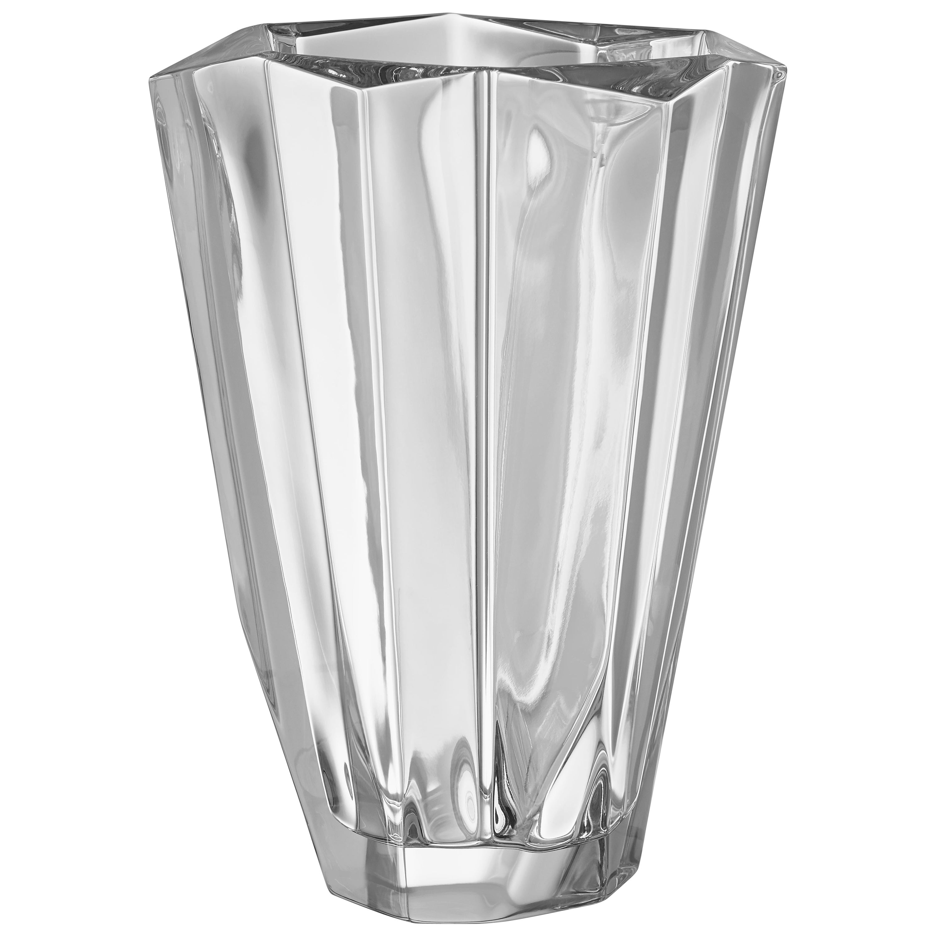 Vase précieux Orrefors grand format transparent