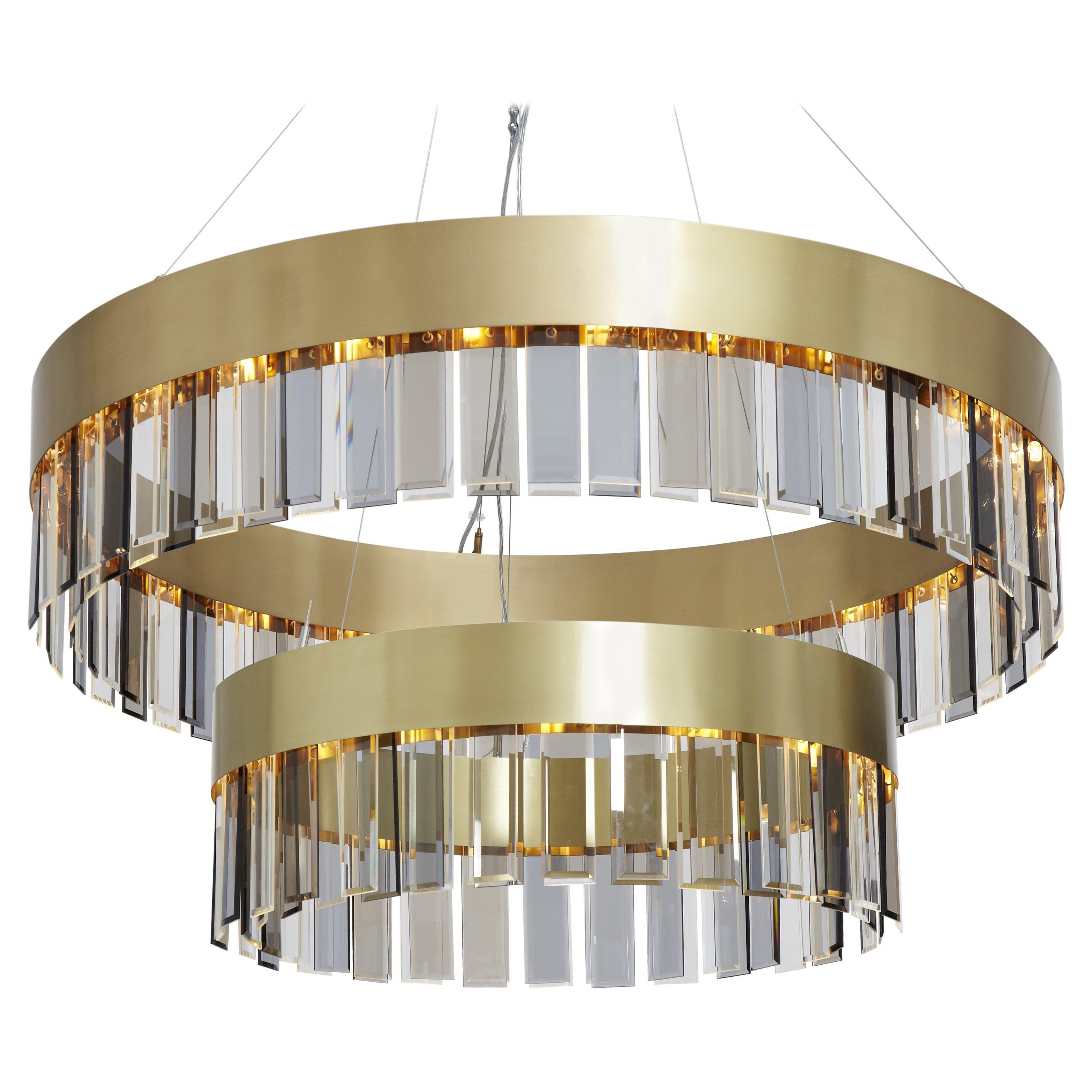 Solaris Twin Pendant by CTO Lighting For Sale