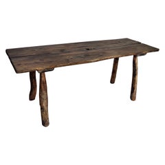 Primitive Rustic Minimal Italian Wooden Table