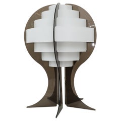 Flemming Brylle and Preben Jacobsen Acrylic Space Age Table Lamp, 1960's