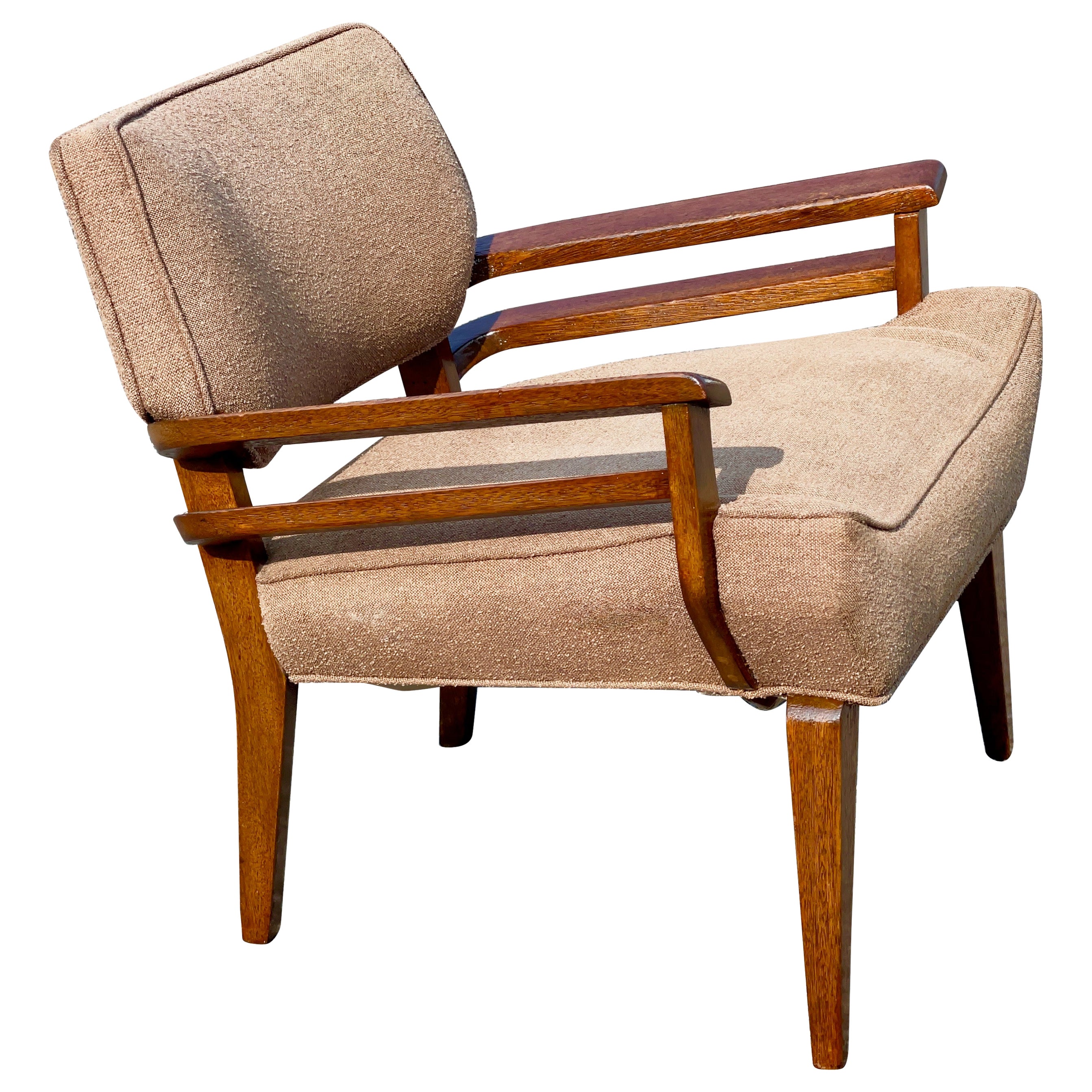 Paul Laslo Double Arm Chair for Brown Saltman