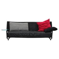 Vintage Memphis Style Upholstered Montis 'Baku' Sofa by Niels Bendtsen w/ Side Table