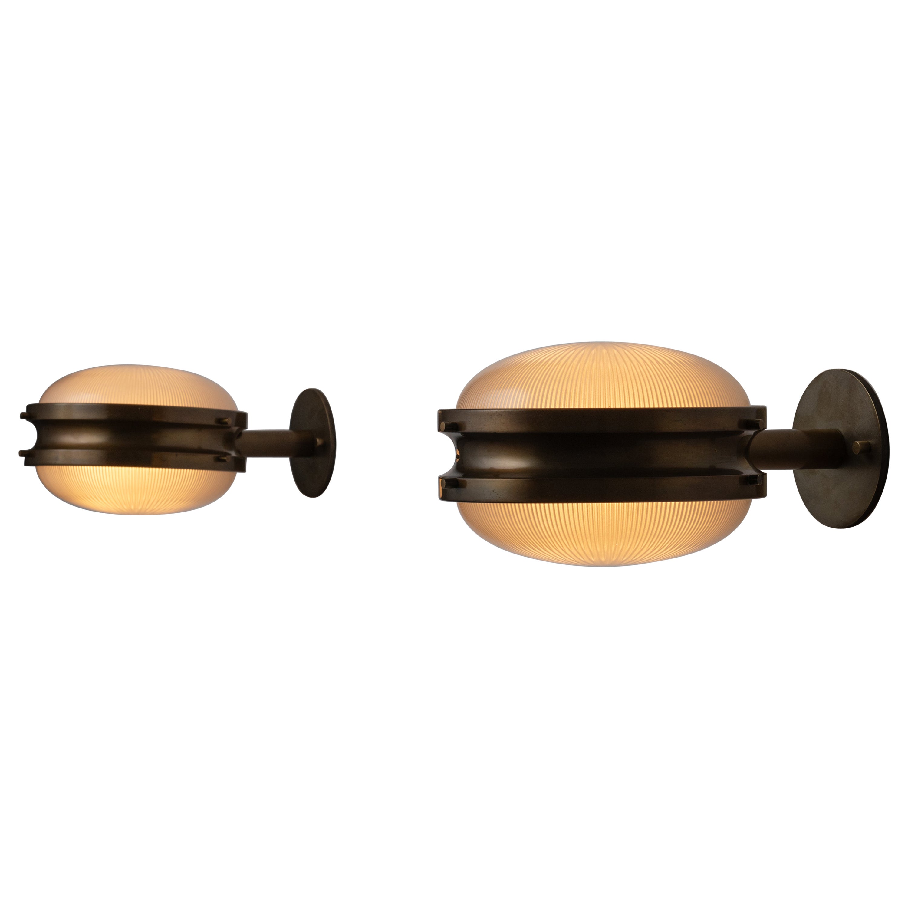 Pair of 'Gamma' Sconces by Sergio Mazza for Artemide 