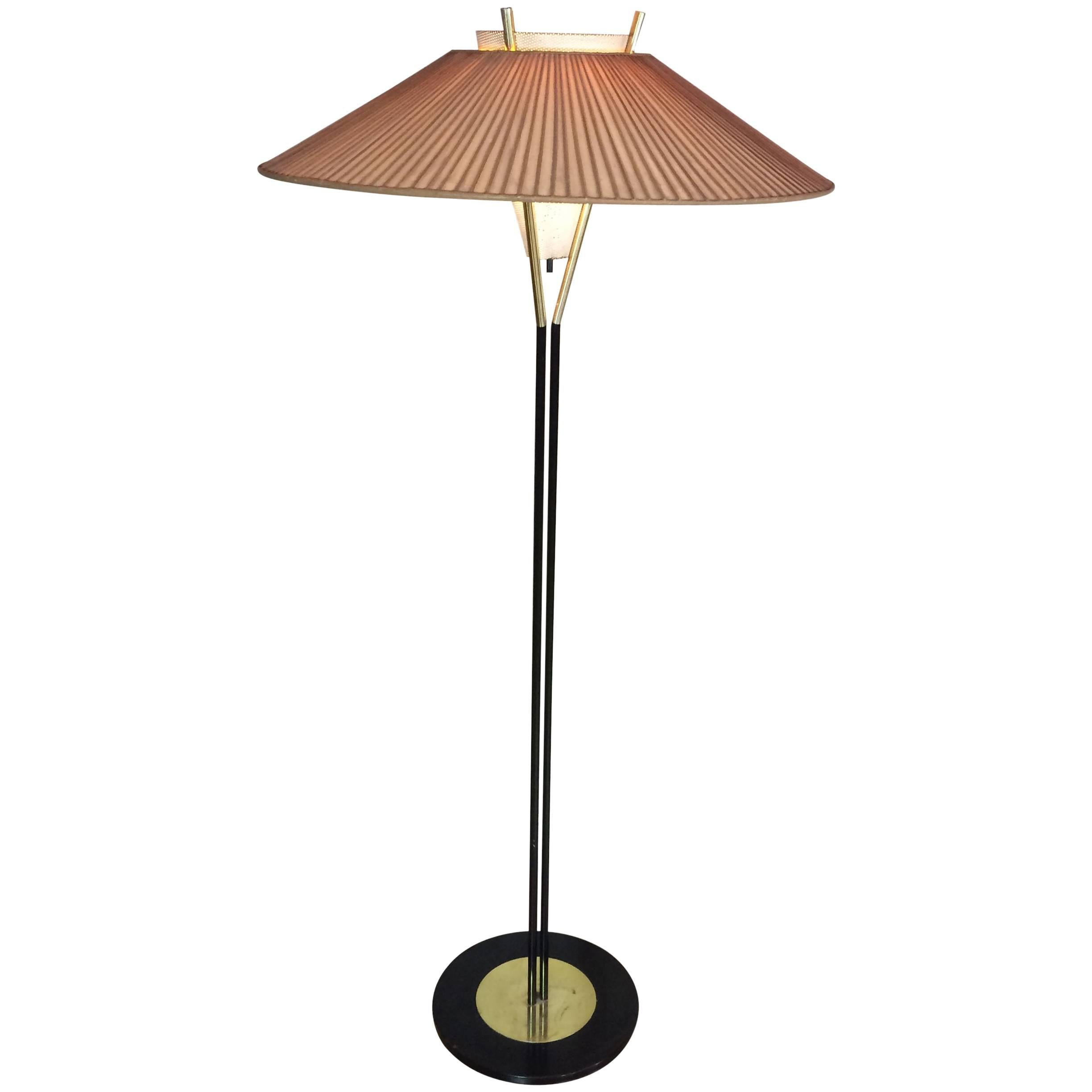 Mid-Century Modern Floor Lamp by Gerald Thurston for Lightolier