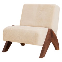 The Enzo Shearling Accent Chair by Arjé