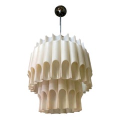 Retro lampadario modello teulada design Carlo Ponzio per harvey Guzzini Iguzzini 1972