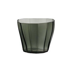 Vase en roseau vert mousse Orrefors Low