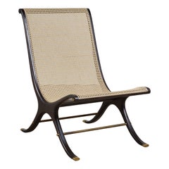 Gerald Jerome Caned Lounge Chair for Heritage