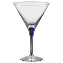 Martini bleu Intermezzo d'Orrefors