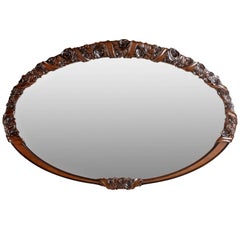 Arts and Crafts Solid Wood Delano Wall Mirror