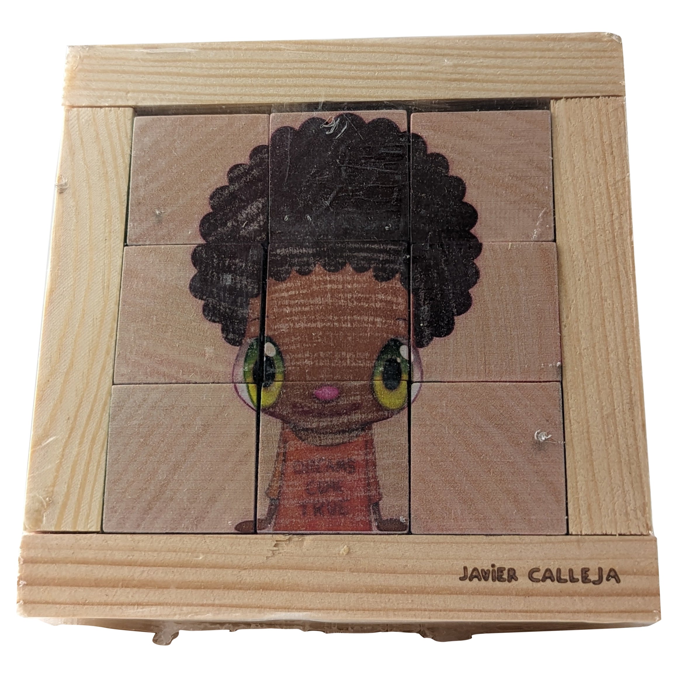 Wooden Puzzle by Javier Calleja Limited Edition For Sale