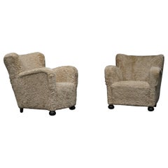 Shearling Lounge Chairs - Finland  