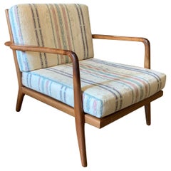 Used 1950's Rail Back Lounge Chair by Mel Smilow