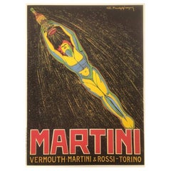 1950 Martini Vermouth Original Vintage Poster