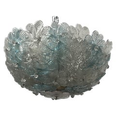 Retro Coloured glass ceiling light attributable to Seguso of the 60s