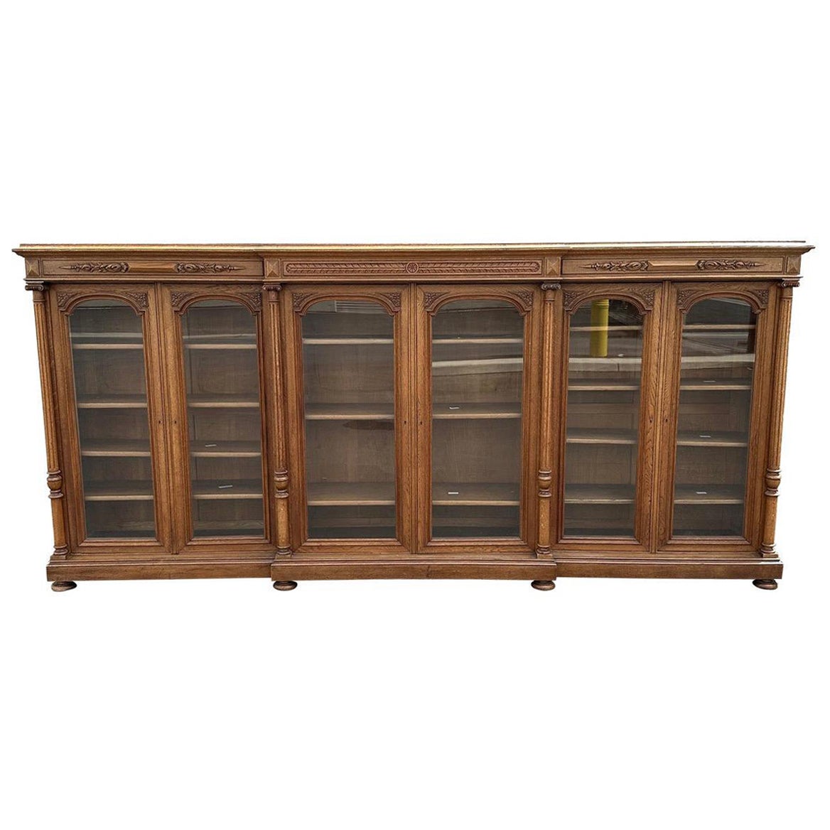 Antique 19th Century Country French Bookcase For Sale
