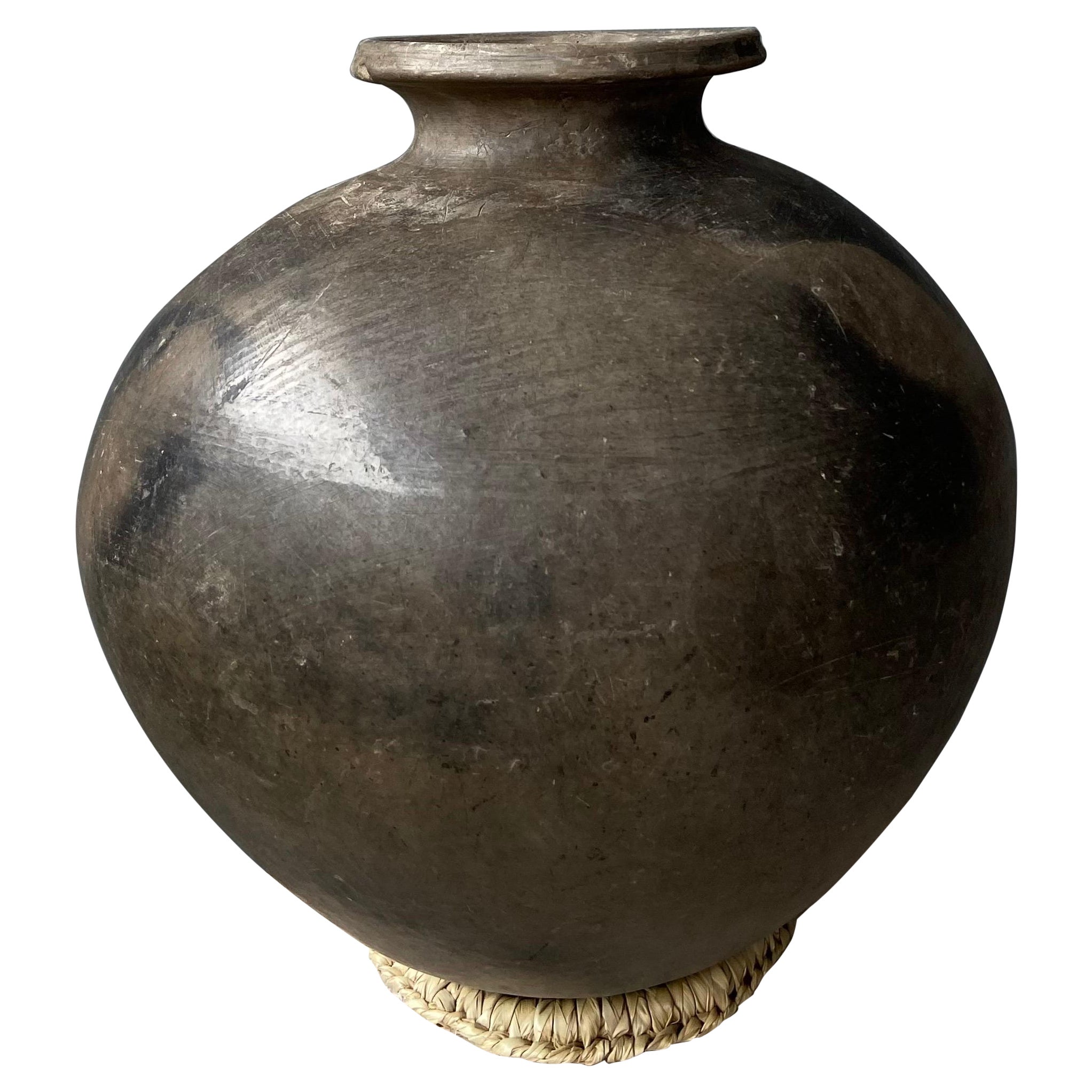 Schwarzer Ton Keramik Mezcal Jar aus Oaxaca, Mexiko, 1950er Jahre