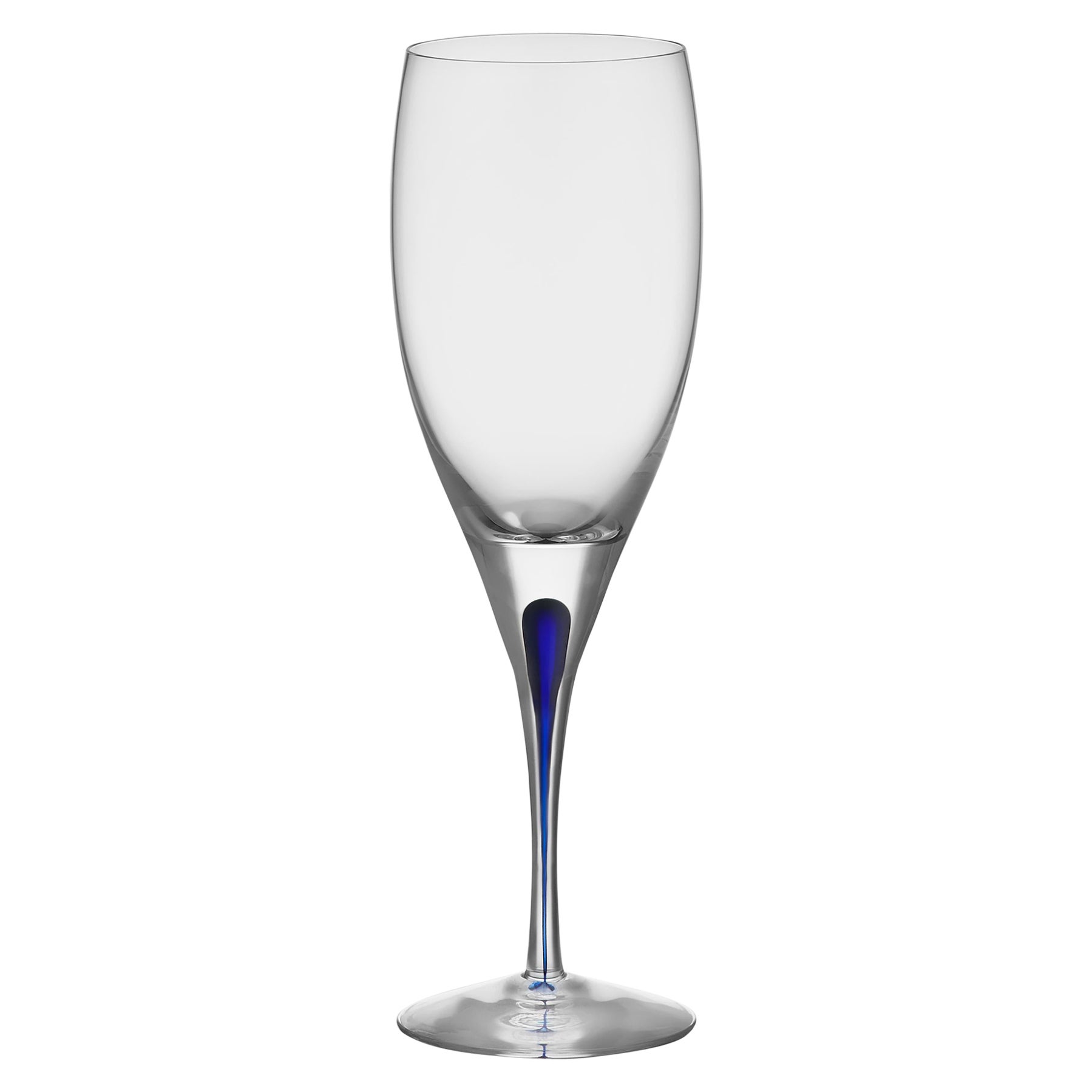 Orrefors Intermezzo Blue White Wine