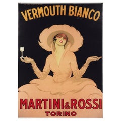 1950 Martini & Rosso Original Vintage Poster