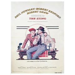 1973 The Sting Original Vintage Poster