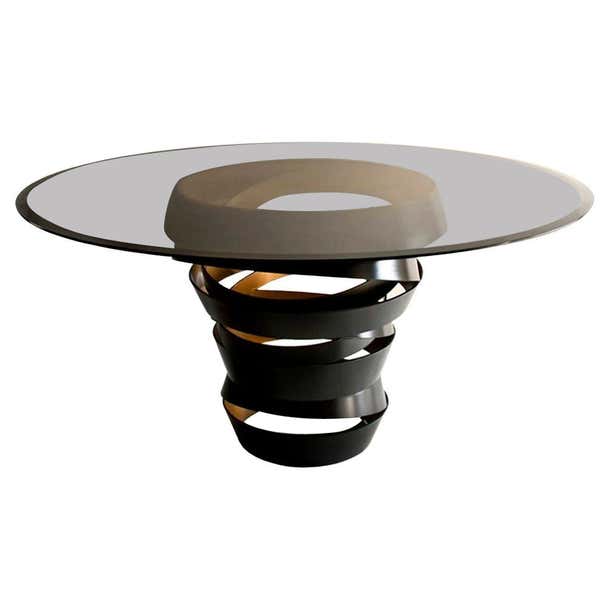 Intuition Round Dining Table (In Stock) For Sale at 1stDibs