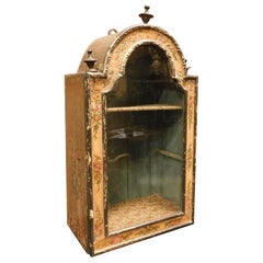 Used Small bulletin board, showcase, wall niche, hand painted, Italy