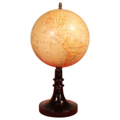 Antique Globe Terrestre Miniature Maison Forest Rue De Bucci Paris