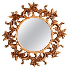 Florence II Ash Solid Wood Wall Mirror