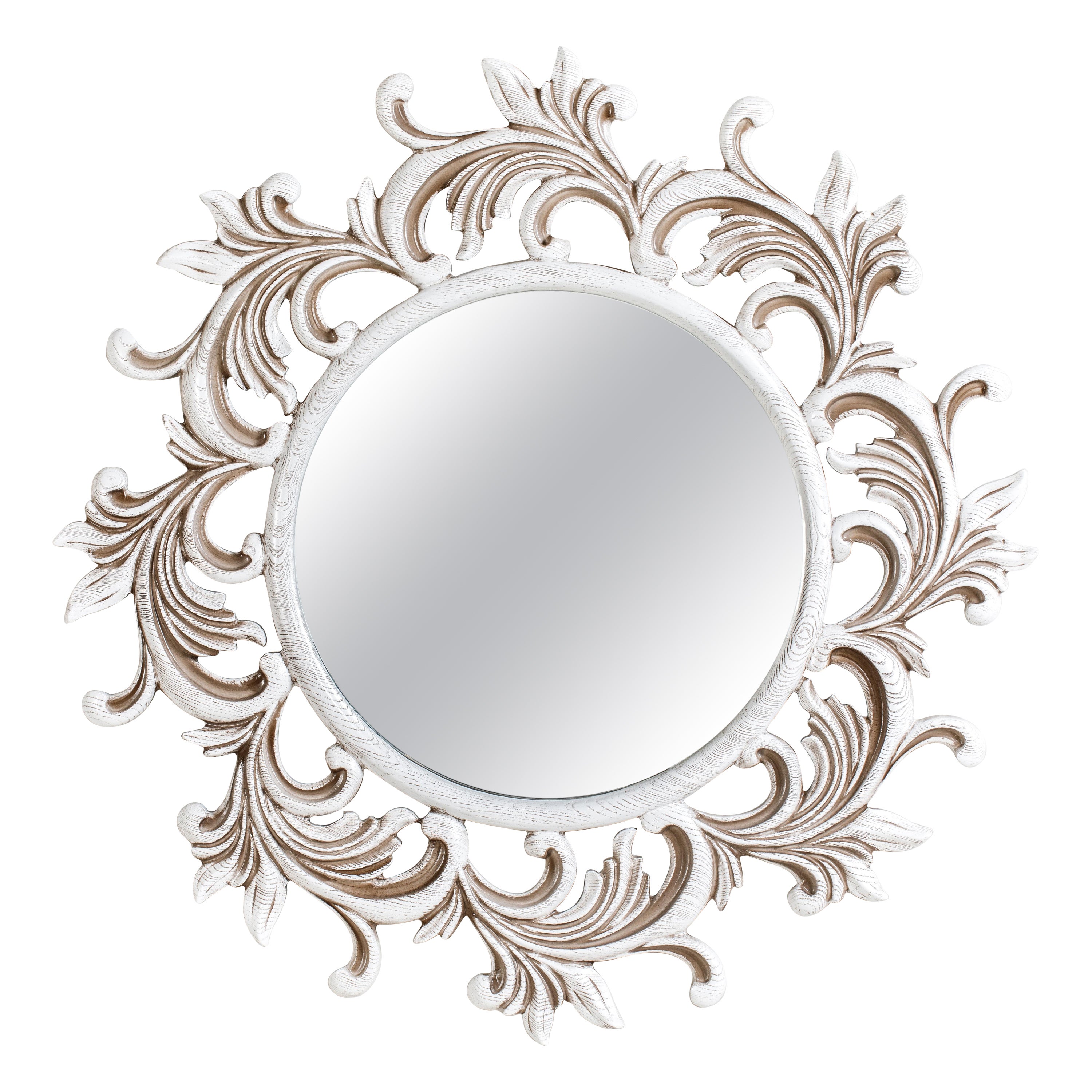 Miroir en bois massif de frêne blanc Florence