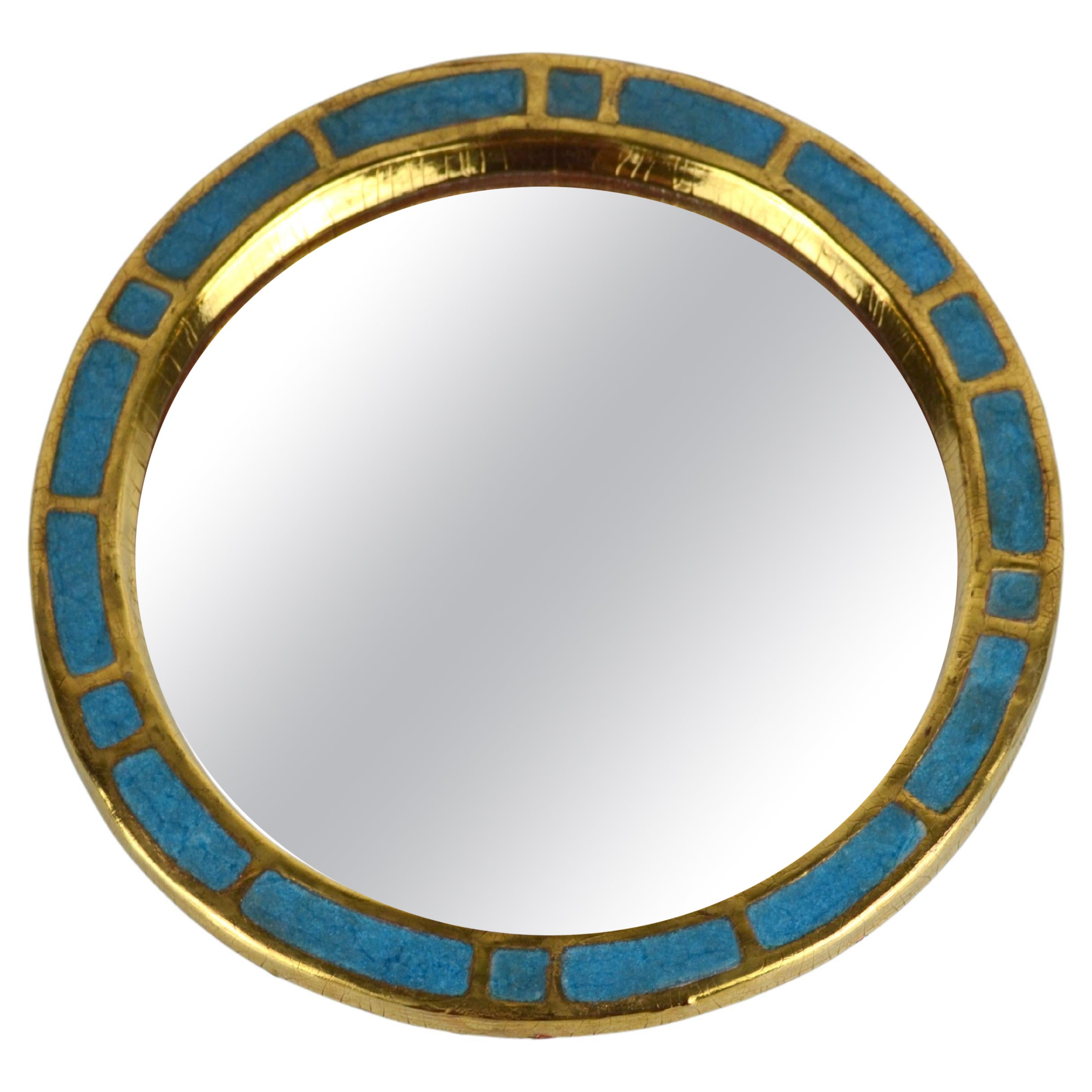 ceramic mirror by mithé Espelt For Sale