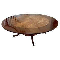 Superb Quality Mahogany Antique Circular Extending 10 Seater Dining Table