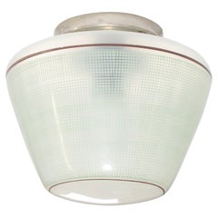 Vintage Scandinavian Flush Mount Ceiling Light, 1960s