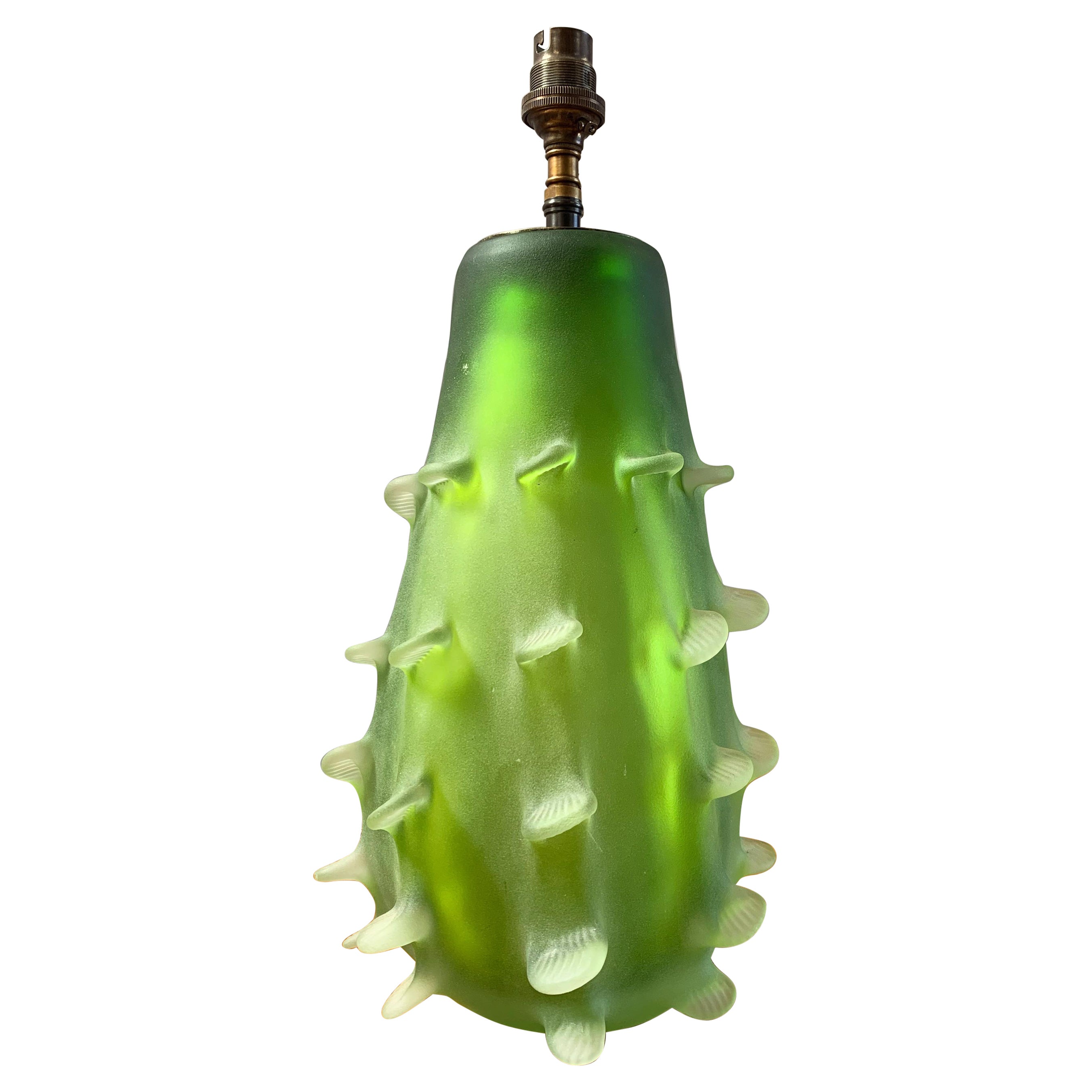 A Mid Century Murano Cactus Lamp For Sale