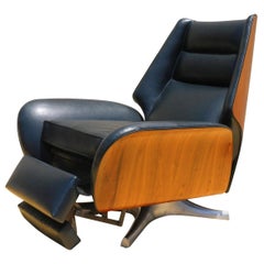 Vintage Reclining Lounge Chair by Raymond Loewy