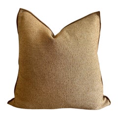 Outdoor Indoor French Canvas Textured Pillow