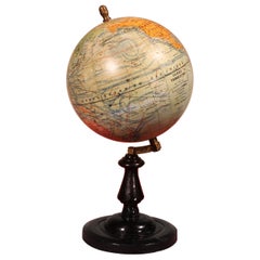 Small Terrestrial Globe By J.forest - Paris Circa 1910