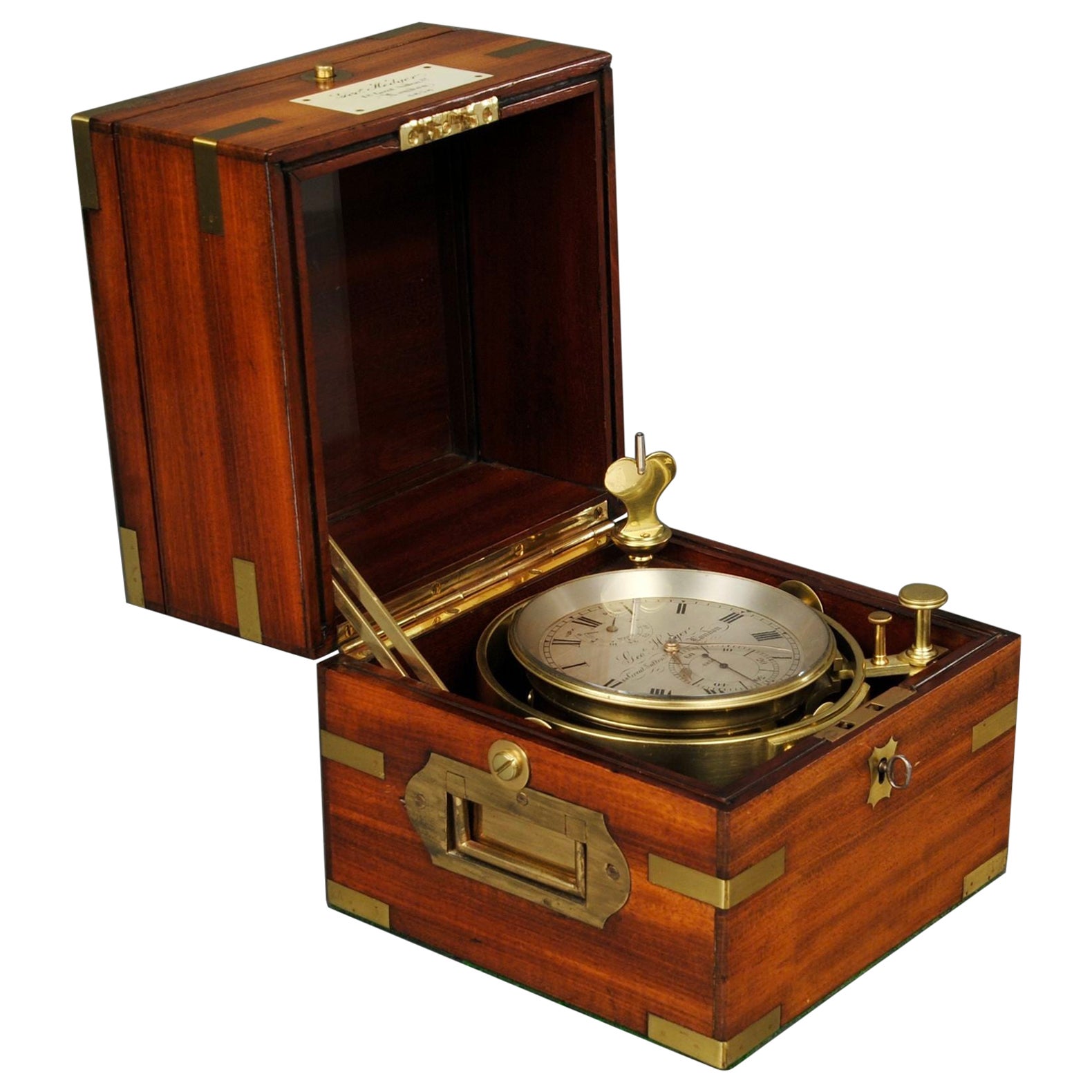 A Rare 2 Day Marine Chronometer By George Hedger For Sale
