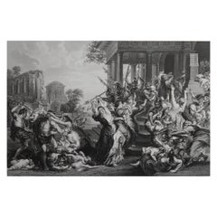 Original Antique Print After Rubens. The Massacre of The Innocents. C.1840