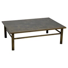 Philip and Kelvin Laverne Patinated Bronze Classical Coffee Table