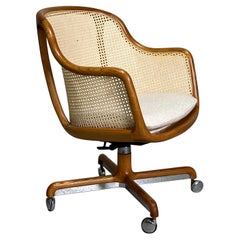 Caned Desk Chair by Ward Bennett