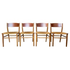 Set 4 Borge Mogensen Teak Dining Chairs