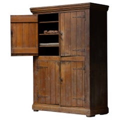 Schrank aus lackiertem Kiefernholz, England um 1890