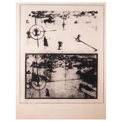 Retro Norman Ackroyd Morning Story 1968 Signed Etching & Aquatint on Wove Paper 31/75